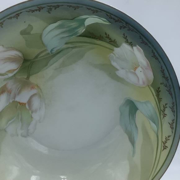 Vintage RS Germany Fine Porcelain Bowl with Tulip Design - Picture 6 of 10
